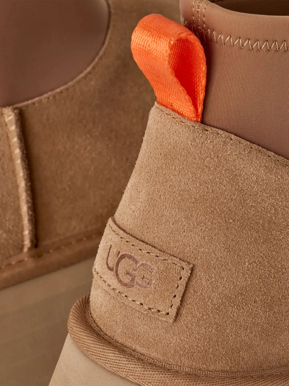 UGG Mini Dipper platform ankle boots Beige