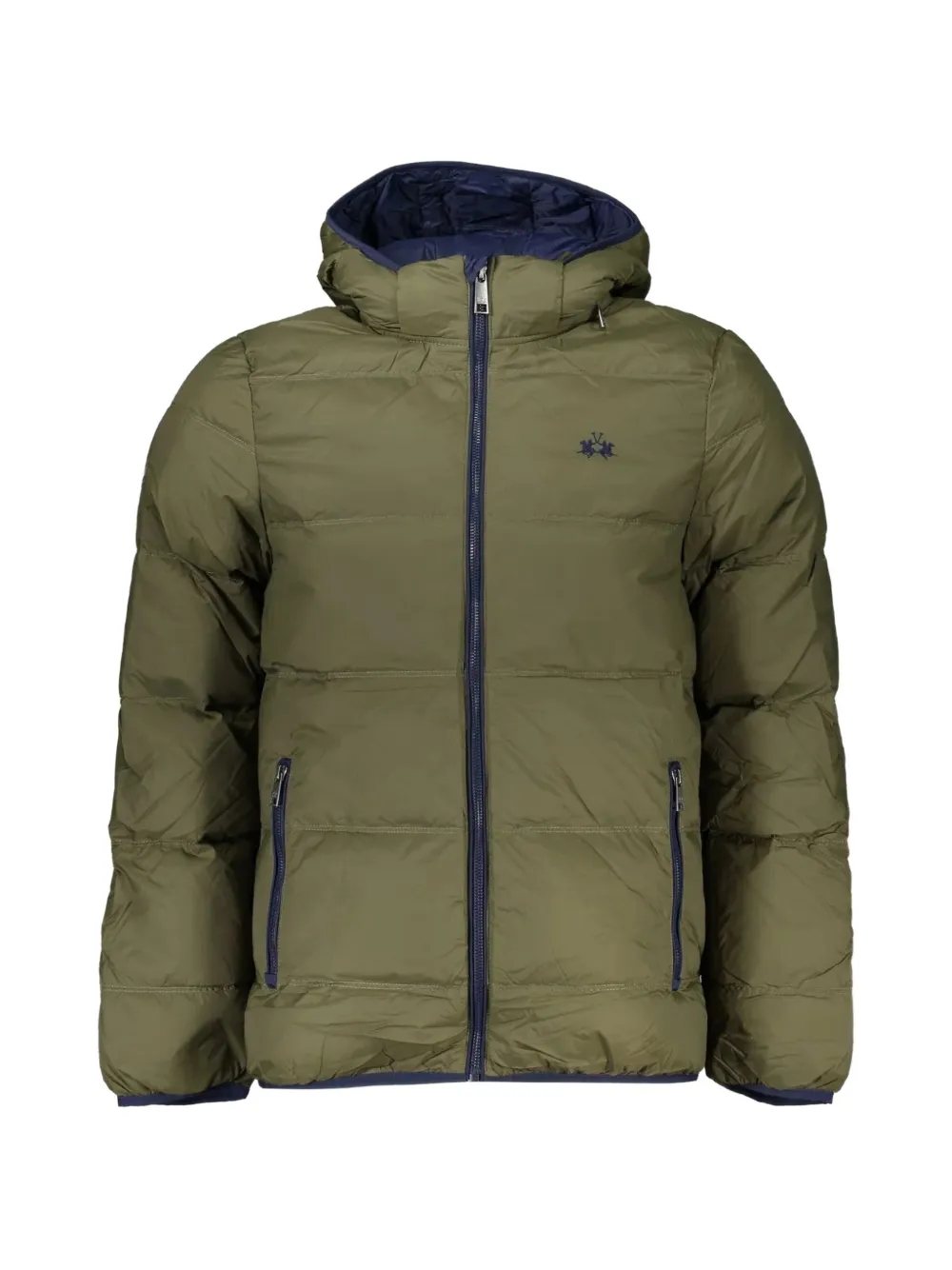 La Martina quilted hooded jacket - Verde