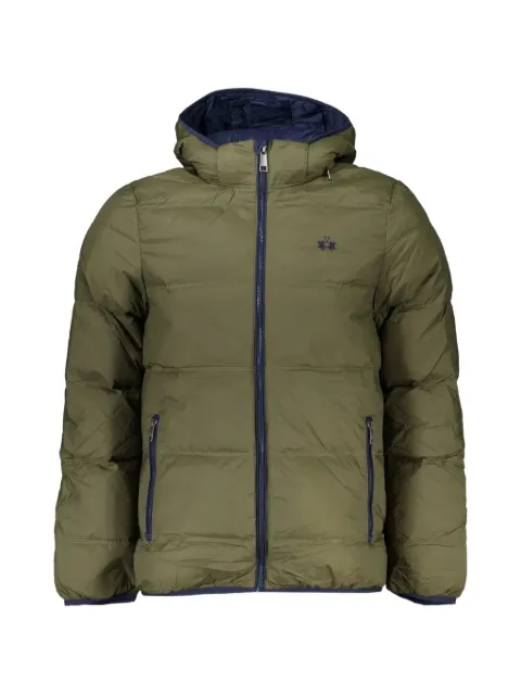 La Martina quilted hooded jacket