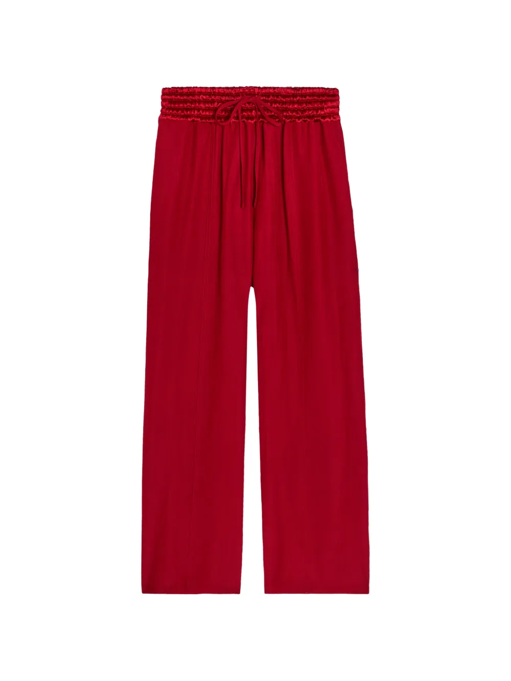 Maria McManus drawstring wide-leg trousers - Rosso