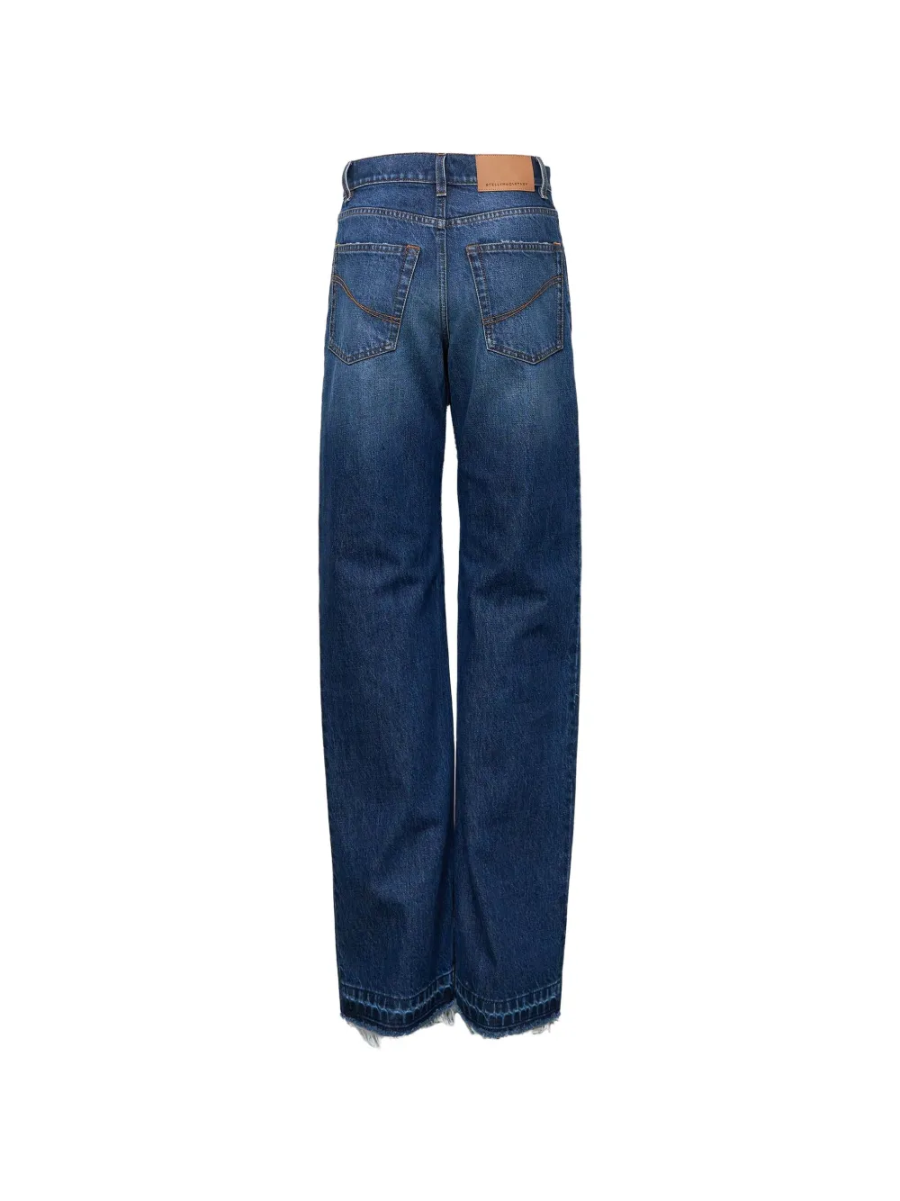  Stella Mccartney Vaqueros A Rayas Diplomáticas - Azul 