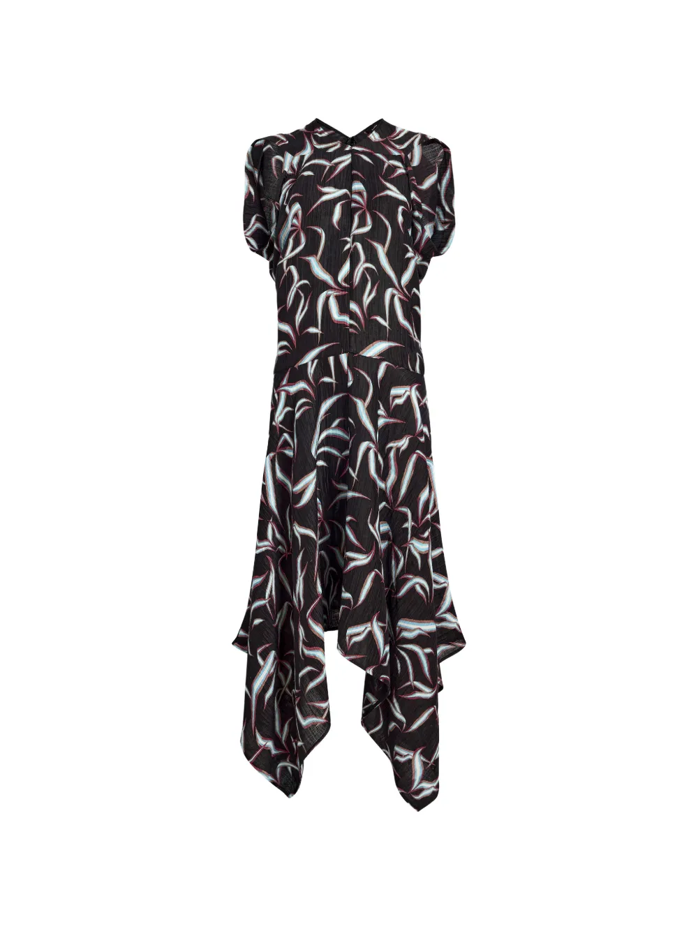 Proenza Schouler Sybella asymmetric midi dress