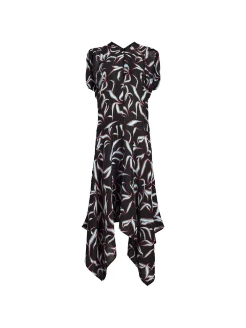 Proenza Schouler Vestido midi Sybella com efeito matelassê