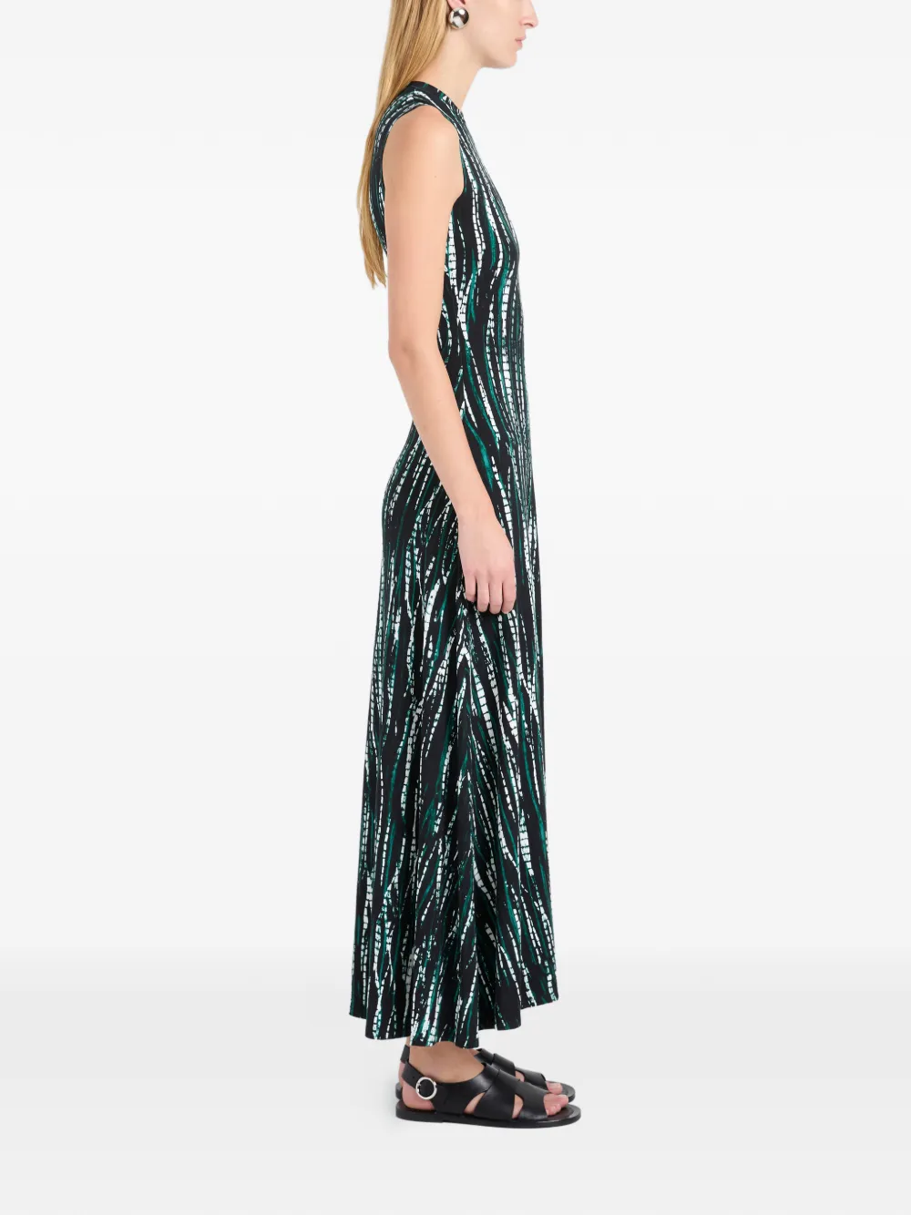 Proenza Schouler White Label Jordyn mouwloze maxi-dress Zwart