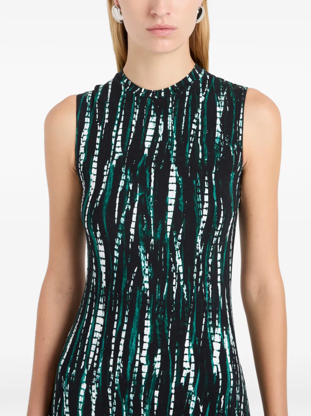 Proenza Schouler White Label Jordyn mouwloze maxi-dress Zwart
