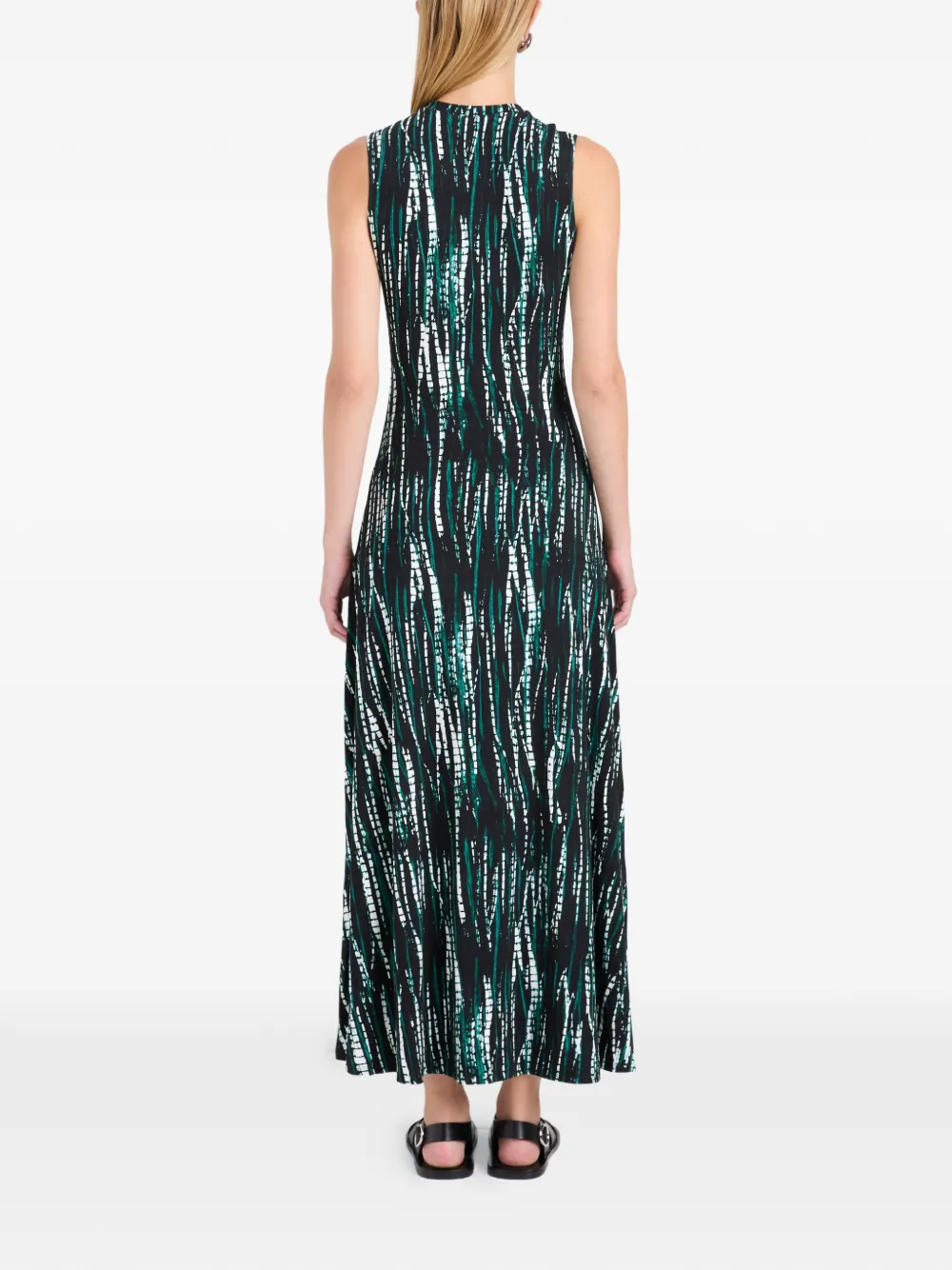 Proenza Schouler White Label Jordyn mouwloze maxi-dress Zwart