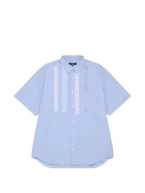 Comme des Garçons Homme panelled short-sleeve shirt