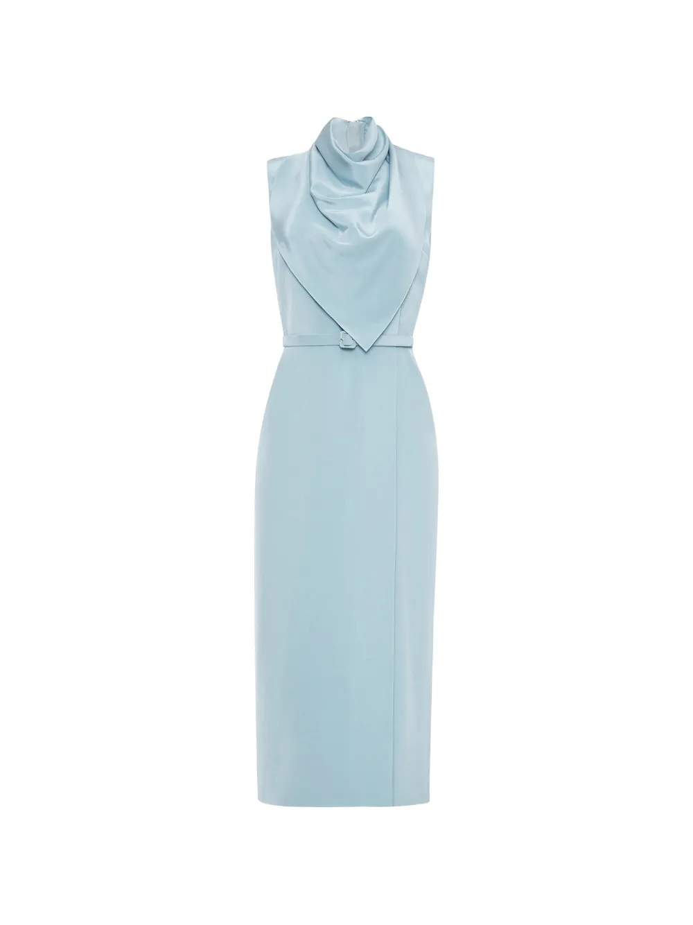 Adam Lippes Bandera belted midi dress - Blu