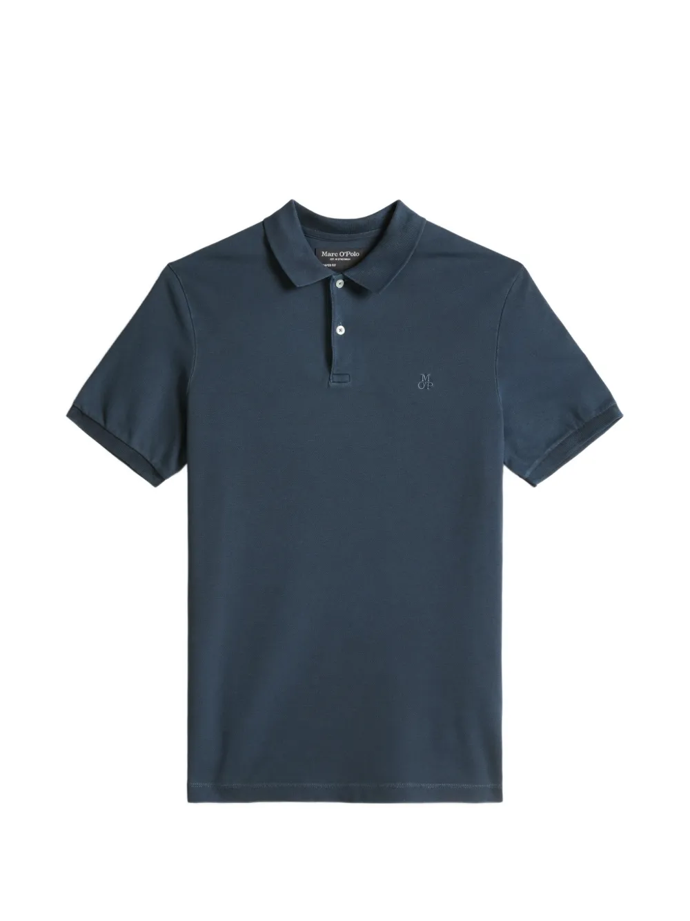 Marc O'Polo embroidered-logo polo shirt - Blu