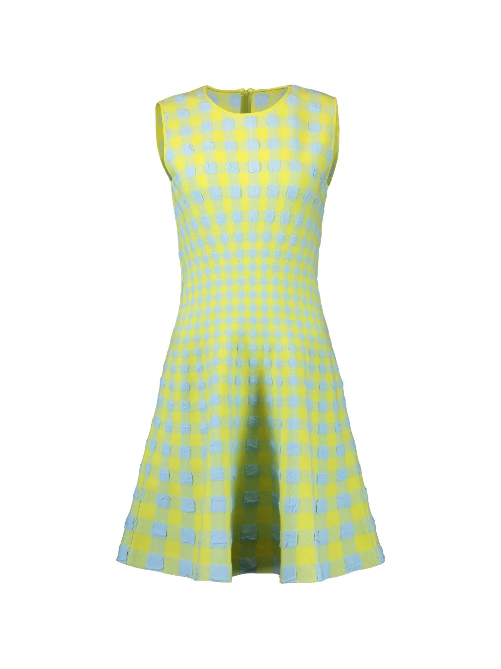 Oscar de la Renta gingham-pattern dress - Giallo