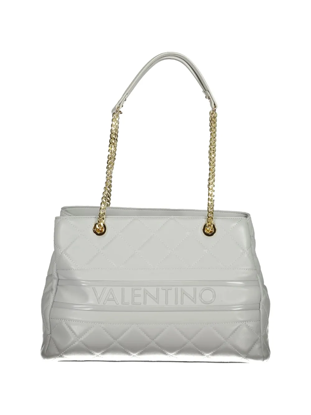 MARIO VALENTINO embossed-logo tote bag - Grigio