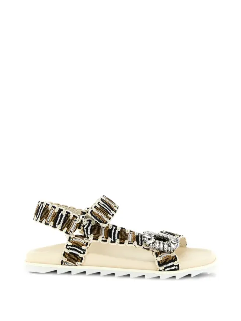 Roger Vivier Slidy Viv Trek crystal-embellished sandals