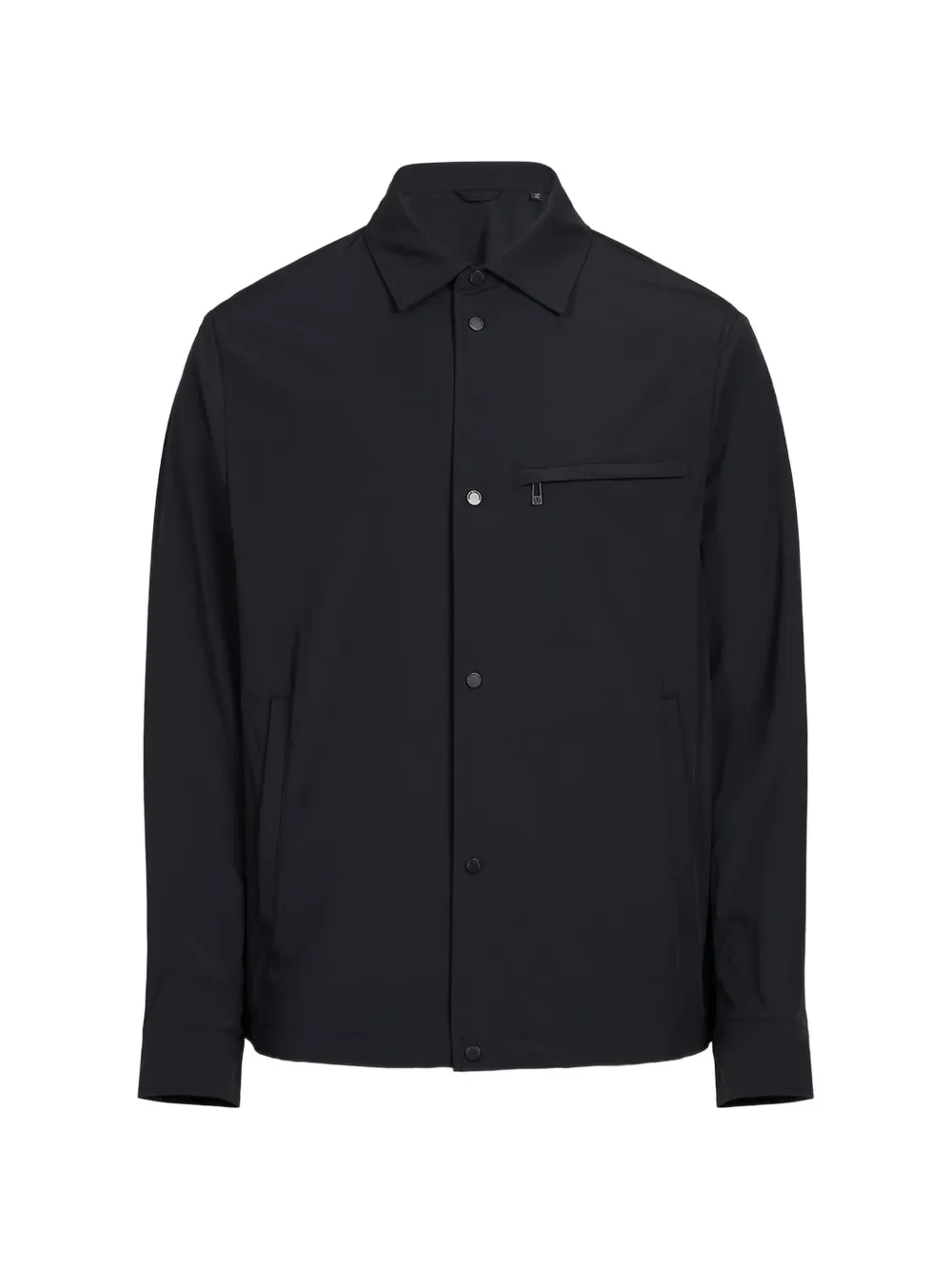 Armani Exchange zip-pocket press-stud jacket - Nero