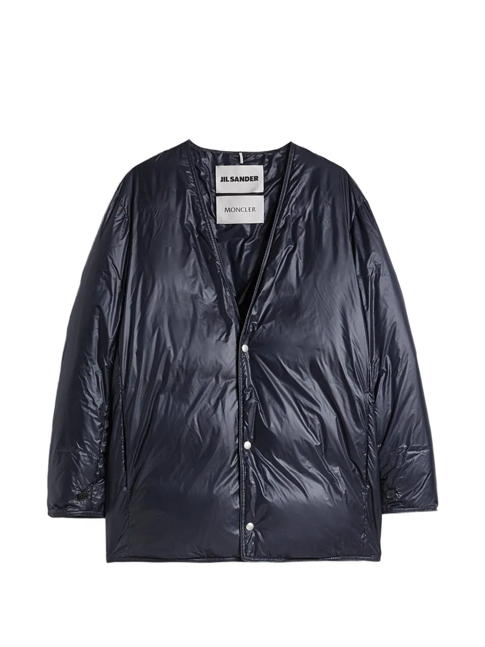 Jil Sander ピークドラペル ジャケット | ブルー | FARFETCH JP