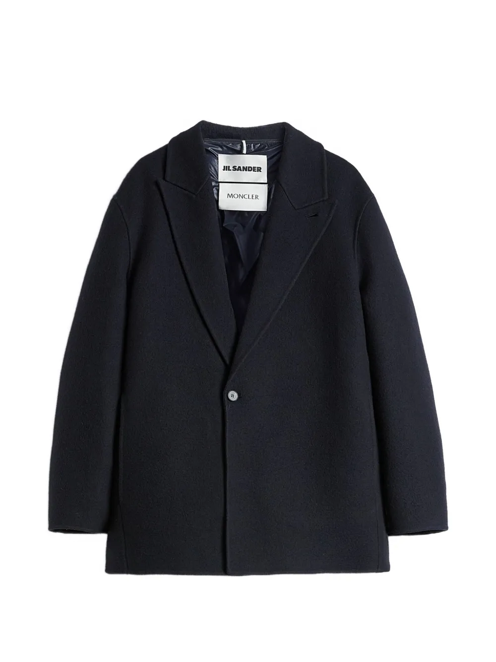 Jil Sander peaked-lapel jacket - Blu