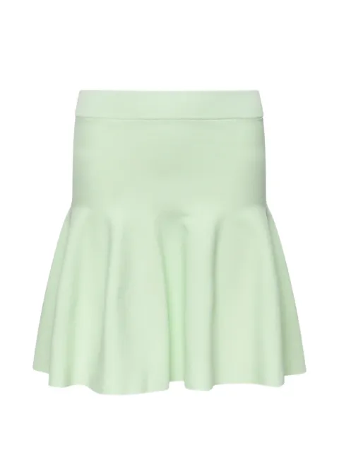 Stella McCartney falda tejida con dobladillo de volantes
