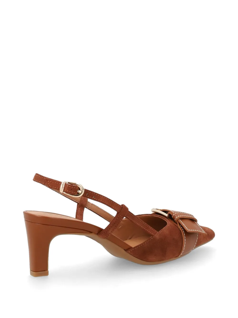 FRAU suede slingback pumps Bruin