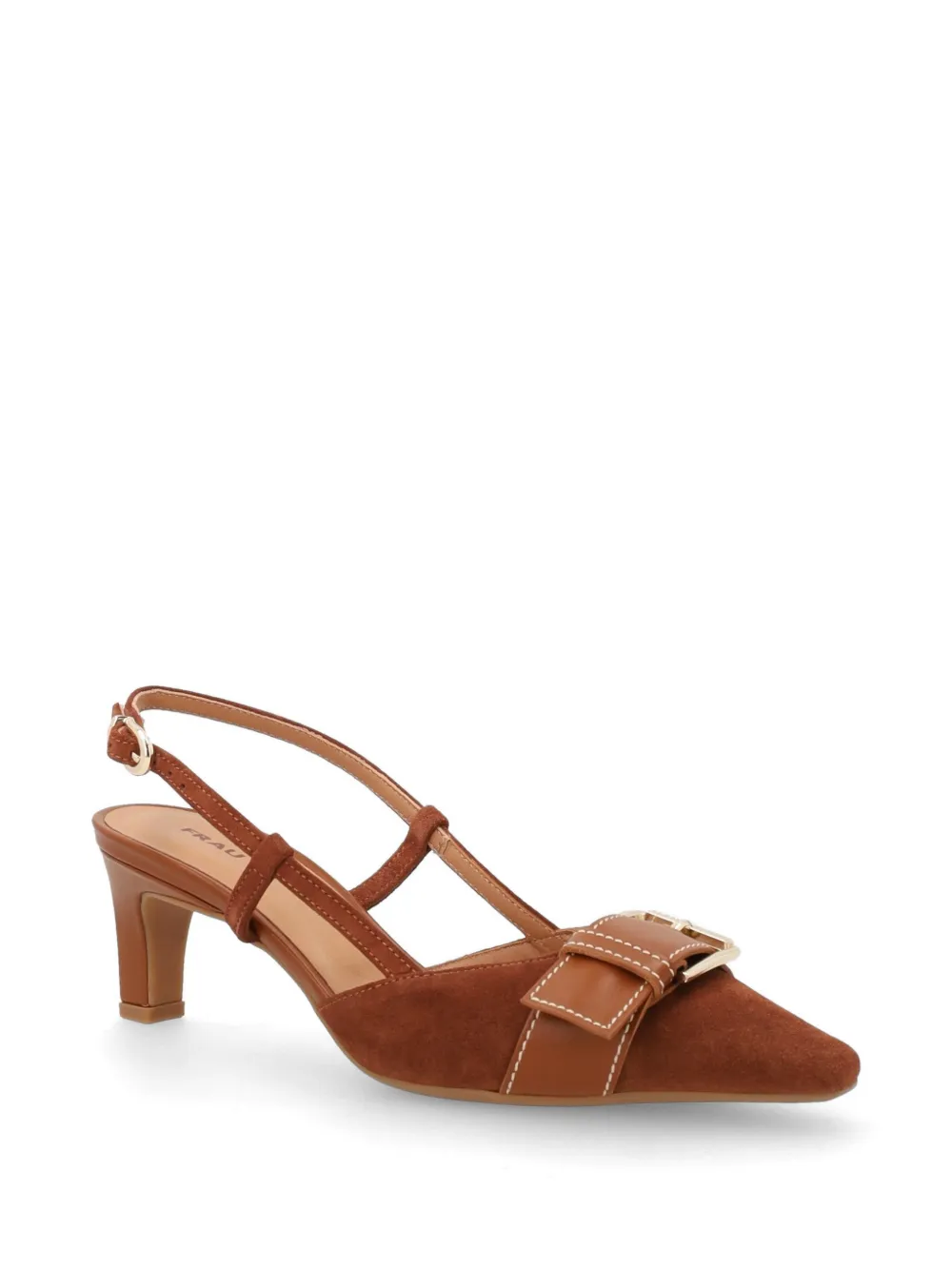 FRAU suede slingback pumps Bruin