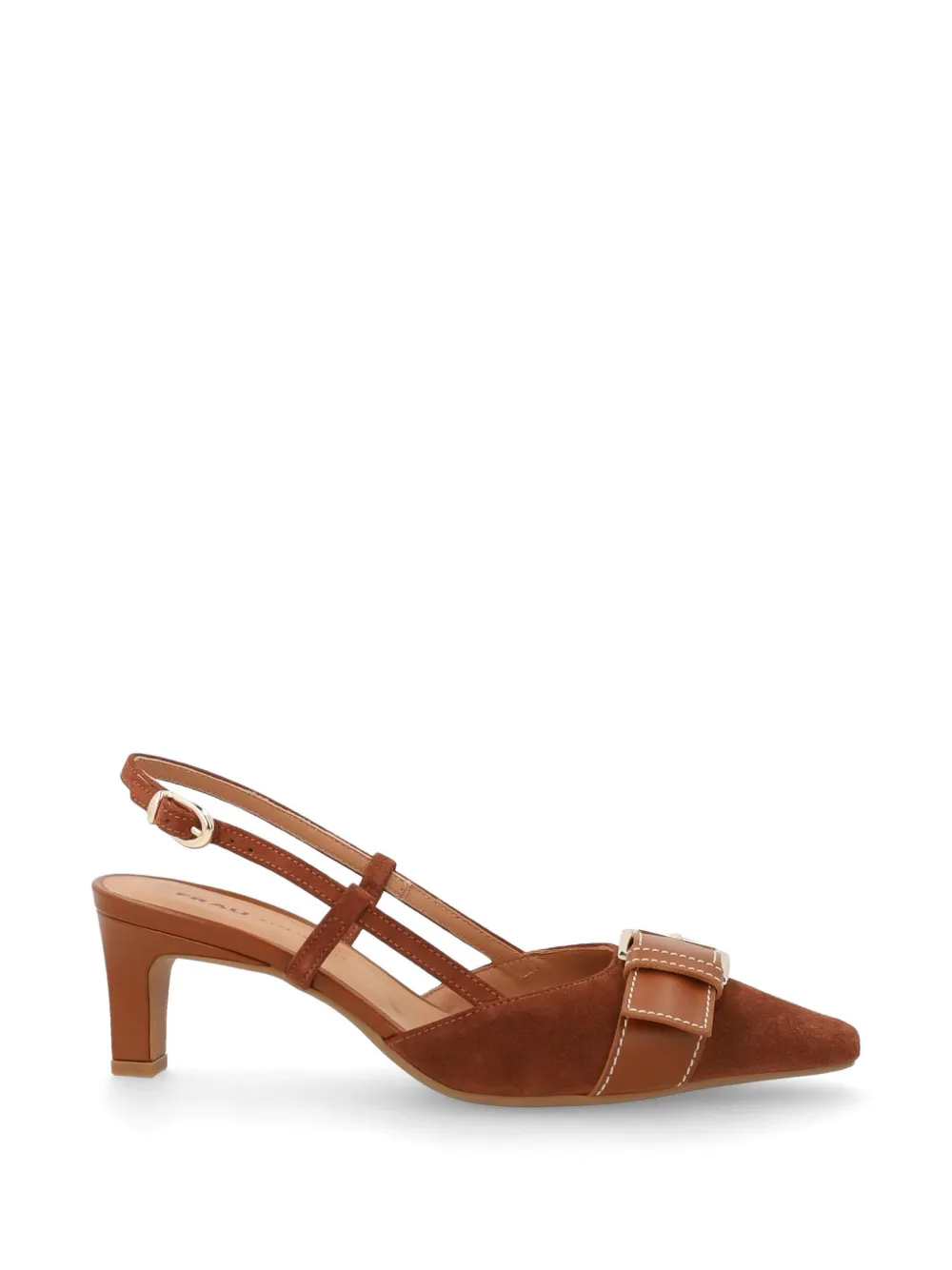 FRAU suede slingback pumps Bruin