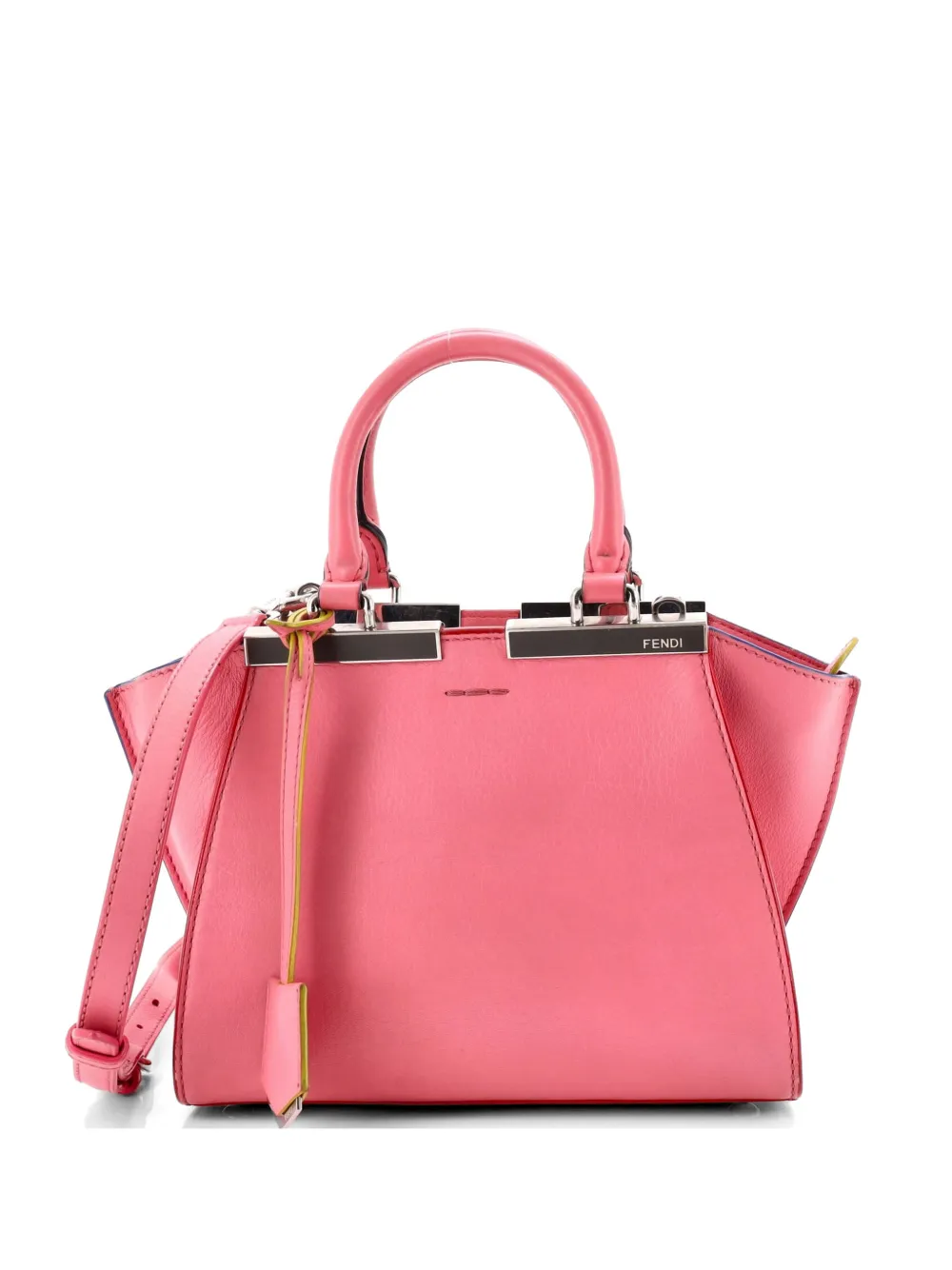 Fendi Pre-Owned 3Jours Bag Leather Mini crossbody bag - Rosa