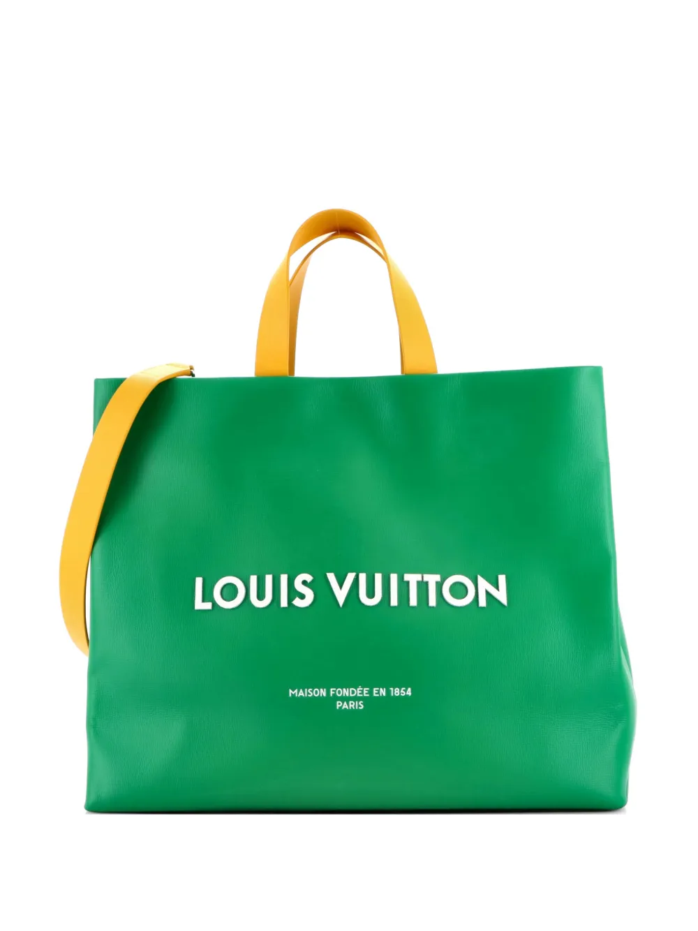 Louis Vuitton Pre-Owned Shopper Leather MM tote bag - Verde