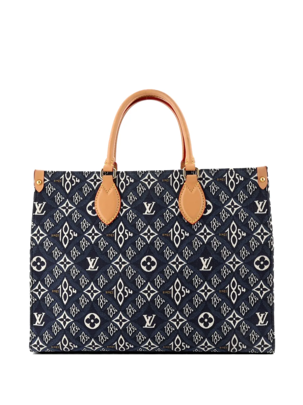 Louis Vuitton Pre-Owned OnTheGo Limited Edition Since 1854 Monogram Jacquard MM tote bag - Blu