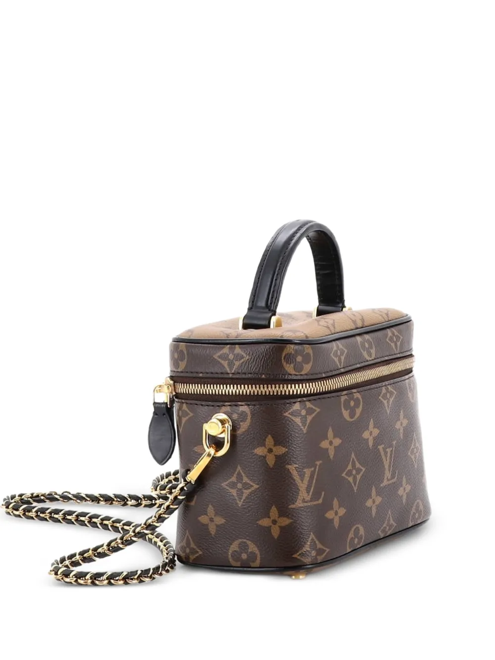 Louis Vuitton Pre-Owned Vanity Handbag Reverse Monogram Canvas PM satchel - Marrone