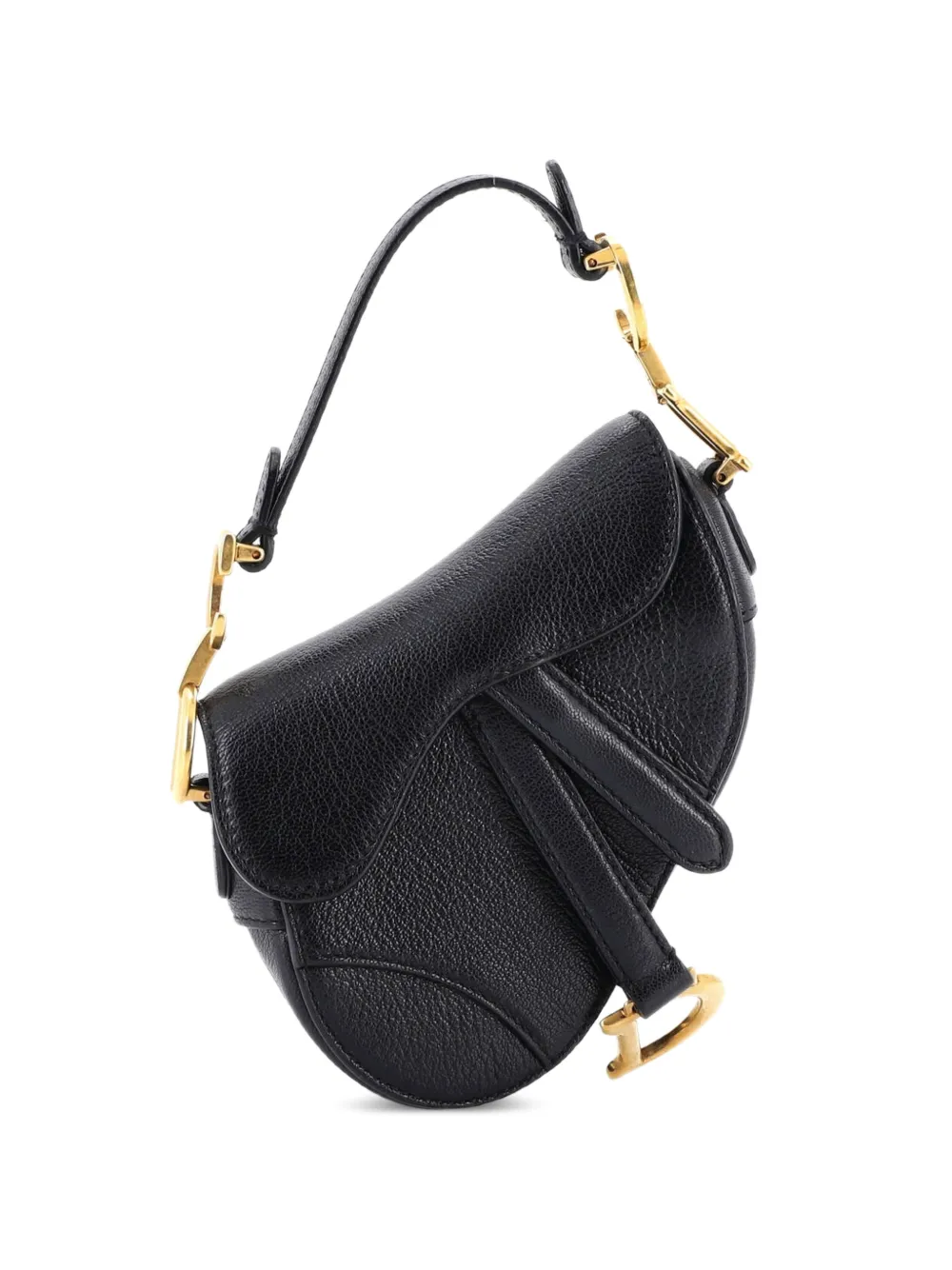 Christian Dior Pre-Owned Micro Satchel-Tasche aus Leder - Schwarz