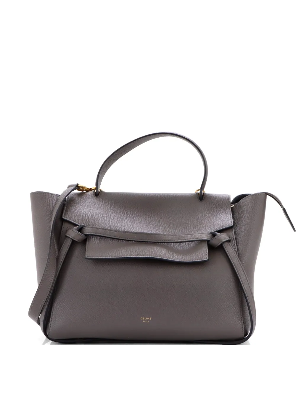 Celine Pre-Owned Mini Belt Bag Schultertasche aus gekörntem Leder - Grau