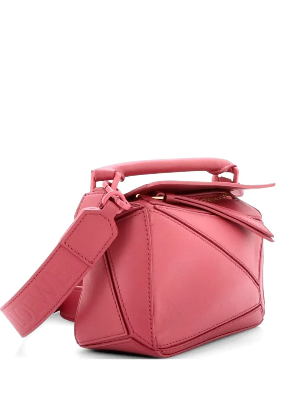 Loewe Pre-Owned Puzzle Bag Leather Mini crossbody bag - Rosa