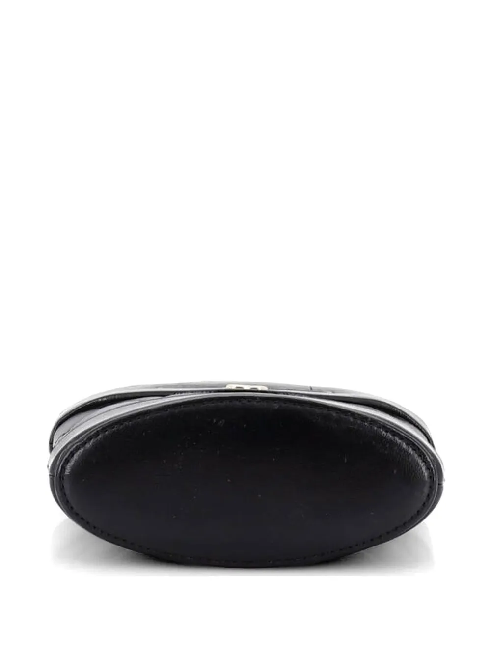 CHANEL Pre-Owned Borsa a tracolla 31 nano in pelle di vitello trapuntata con catena - Nero