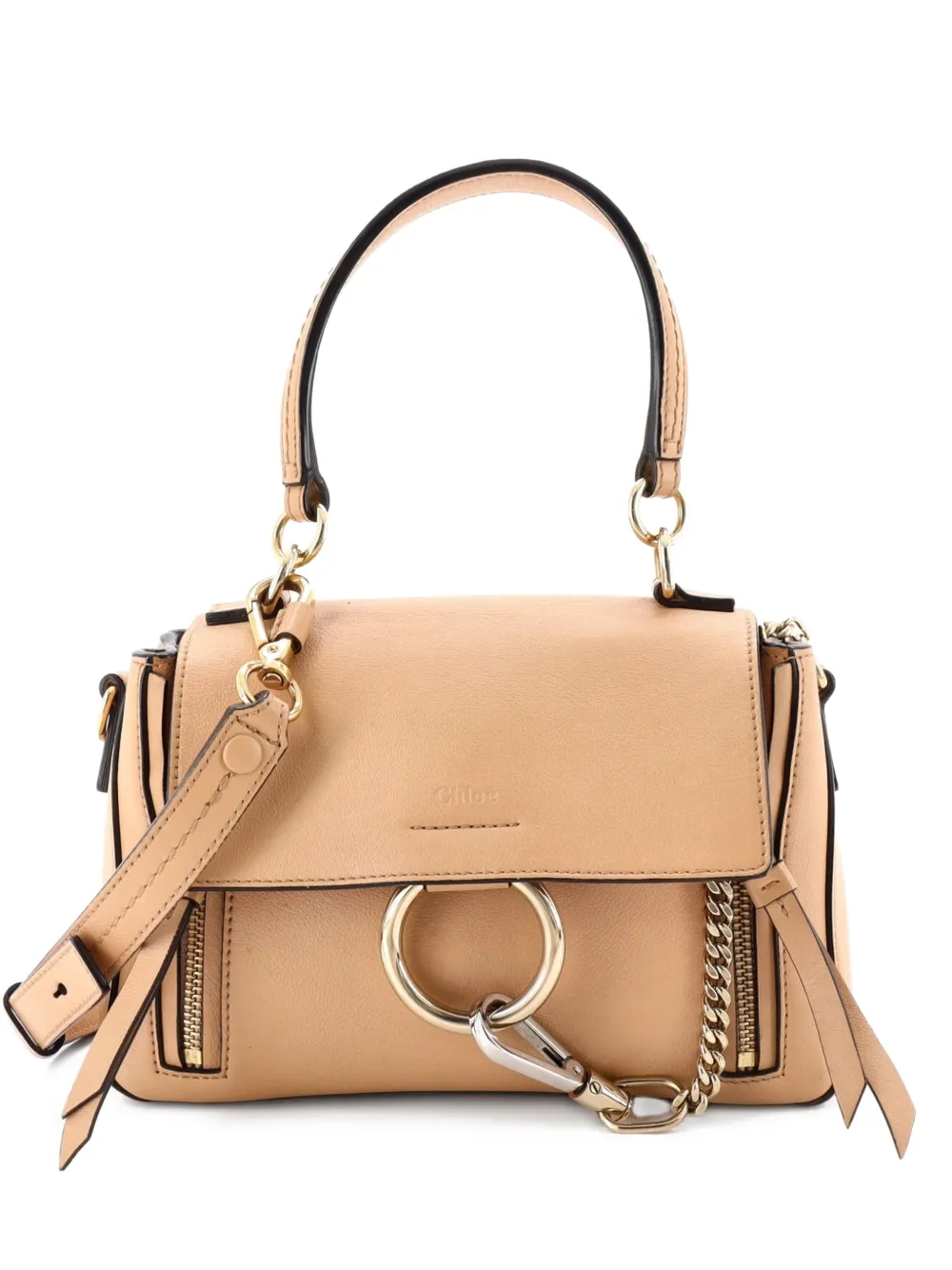 Chloé Pre-Owned Faye Day Bag Leather Mini shoulder bag - Toni neutri