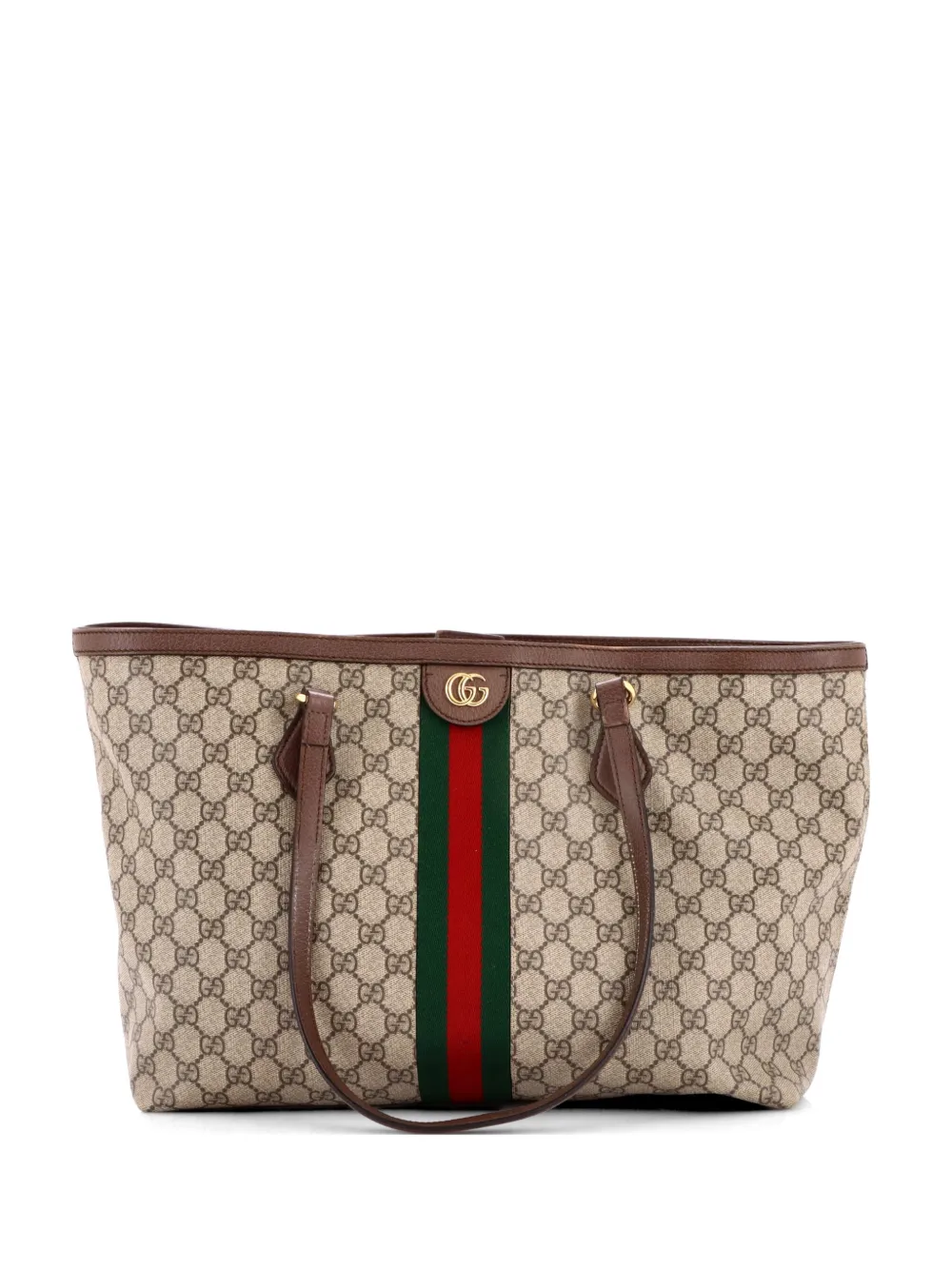 Gucci Pre-Owned Mittelgroßer Ophidia Tote Bag aus GG-Canvas - Braun
