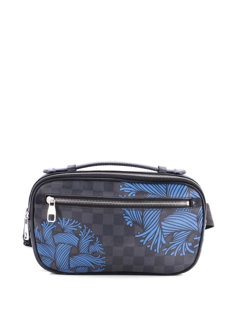 Louis Vuitton Pre-Owned Ambler Waist Bag Limited Edition Nemeth Damier Graphite belt bag - Nero