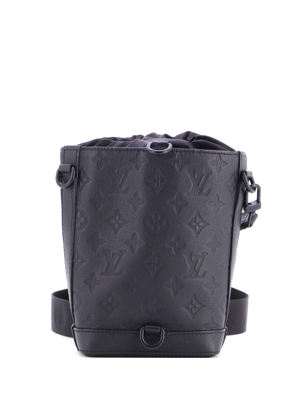 Louis Vuitton Pre-Owned Noe Sling Bag Monogram Shadow Leather crossbody bag - Nero