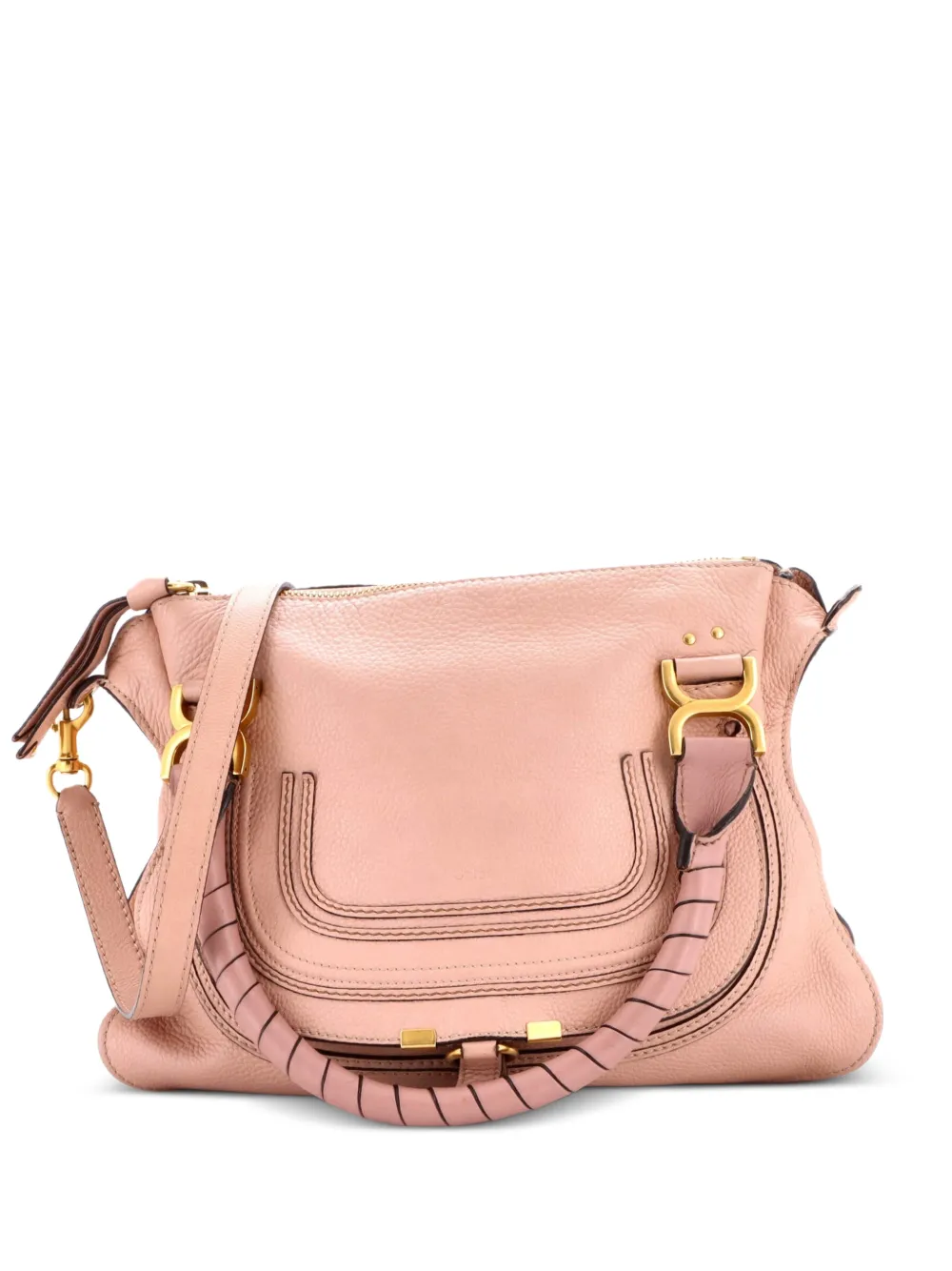 Chloé Pre-Owned Marcie Leather Medium satchel - Toni neutri