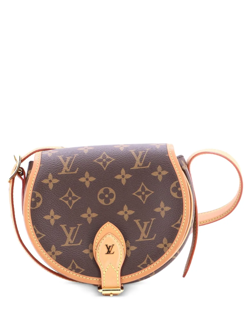 Louis Vuitton Pre-Owned Tambourin NM Handbag Monogram Canvas crossbody bag - Marrone