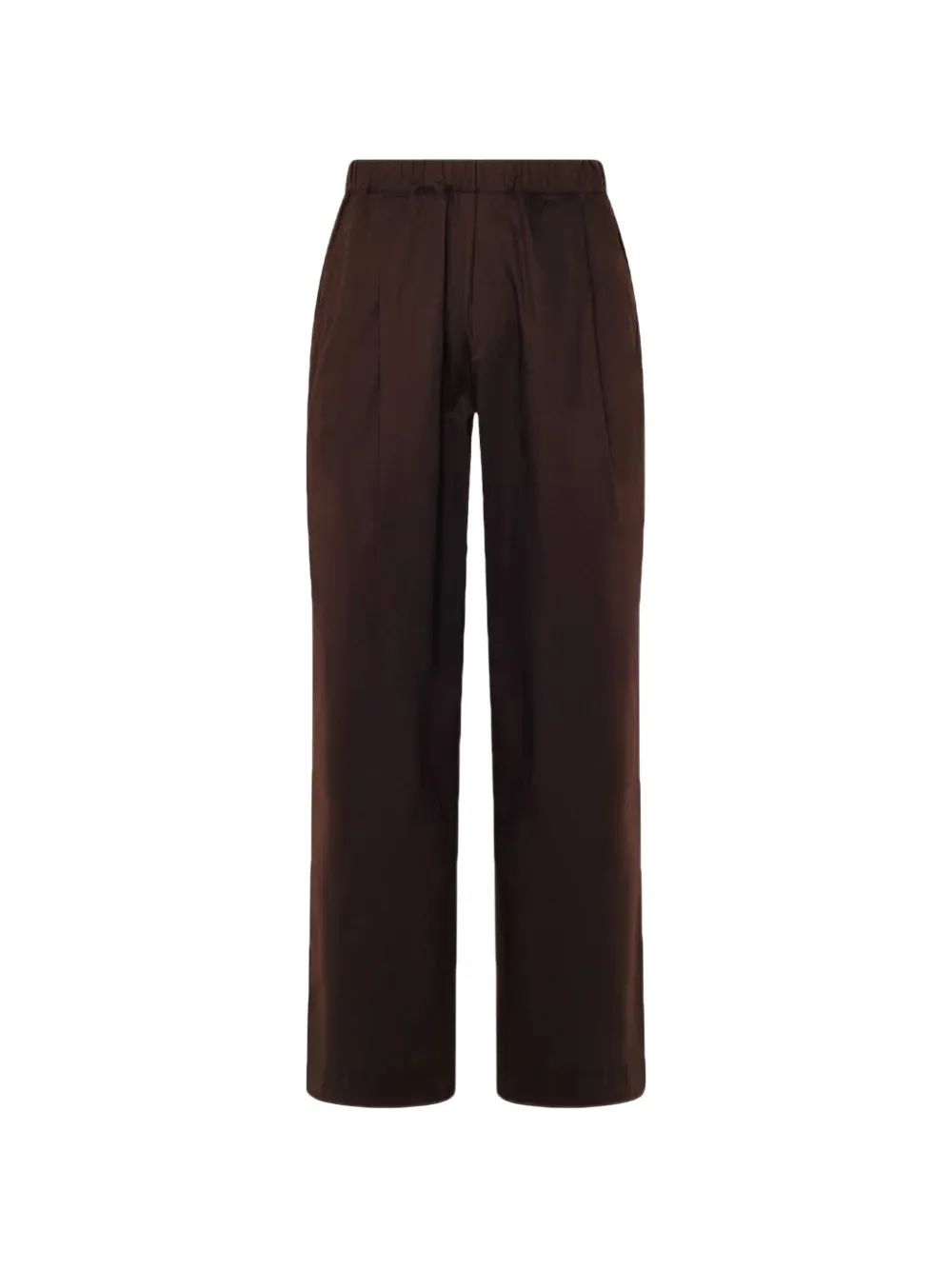 Laneus elasticated-waistband wide-leg trousers - Braun
