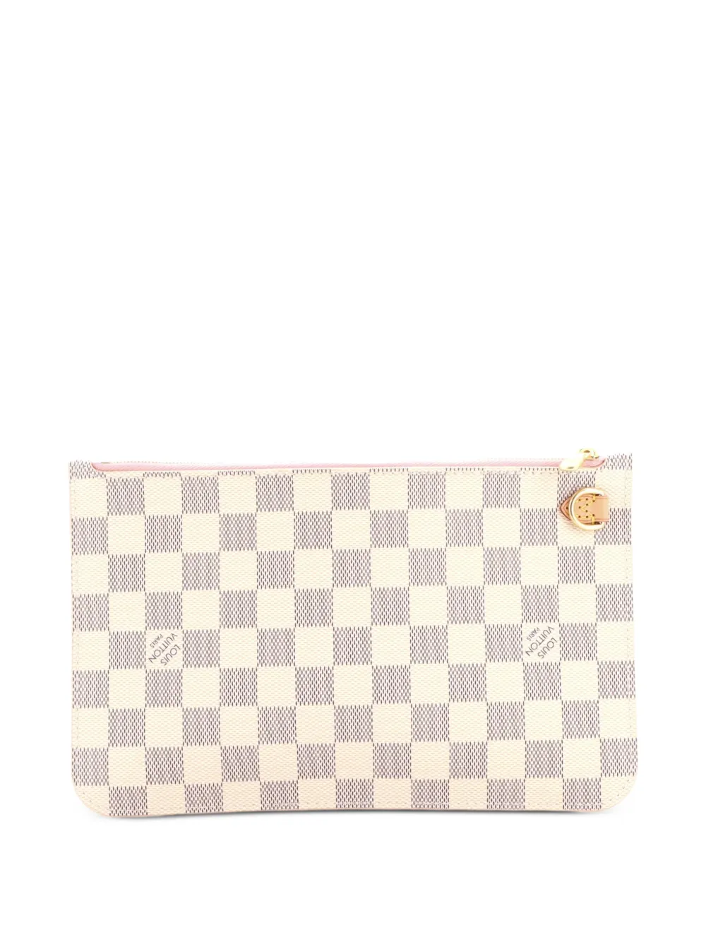 Louis Vuitton Pre-Owned Große Neverfull Pochette Damier Clutch - Weiß