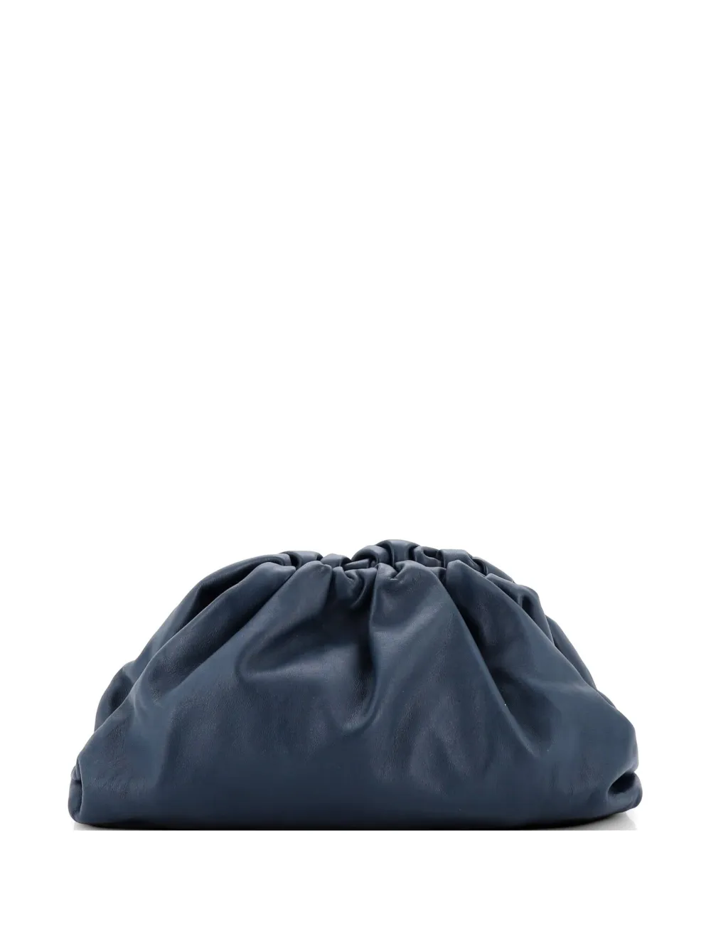 Bottega Veneta Pre-Owned The Pouch Leather clutch bag - Blue