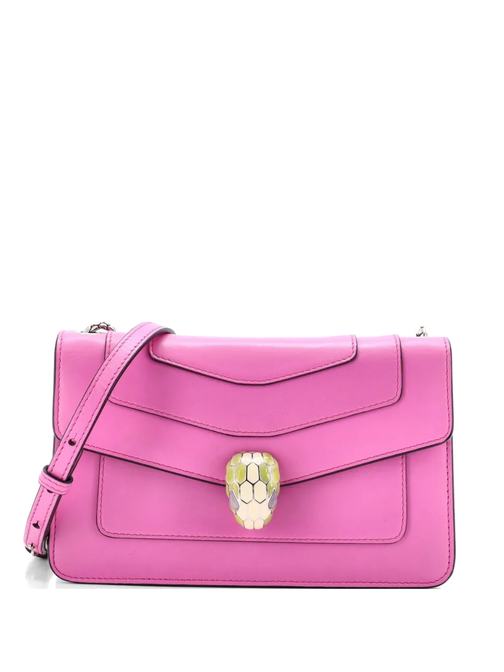 Bvlgari Pre-Owned Serpenti Forever Shoulder Bag Leather Small crossbody bag - Rosa