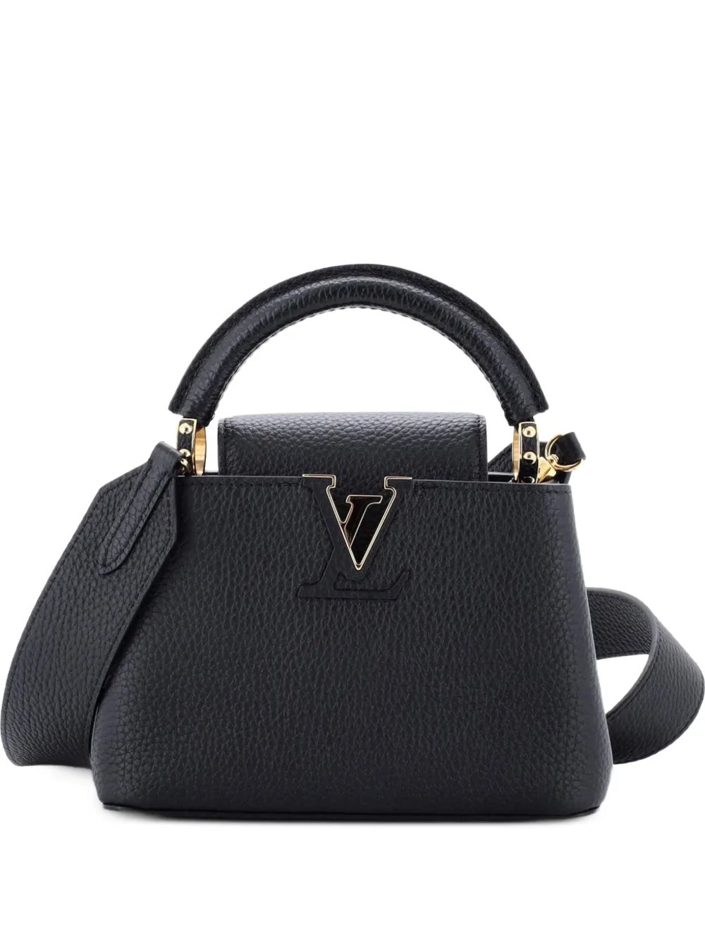 Louis Vuitton Pre-Owned Mini Capucines Satchel-Tasche - Schwarz
