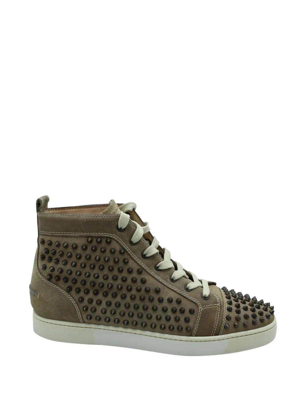 Christian Louboutin Pre-Owned Louis Spikes high-top sneakers - Marrone