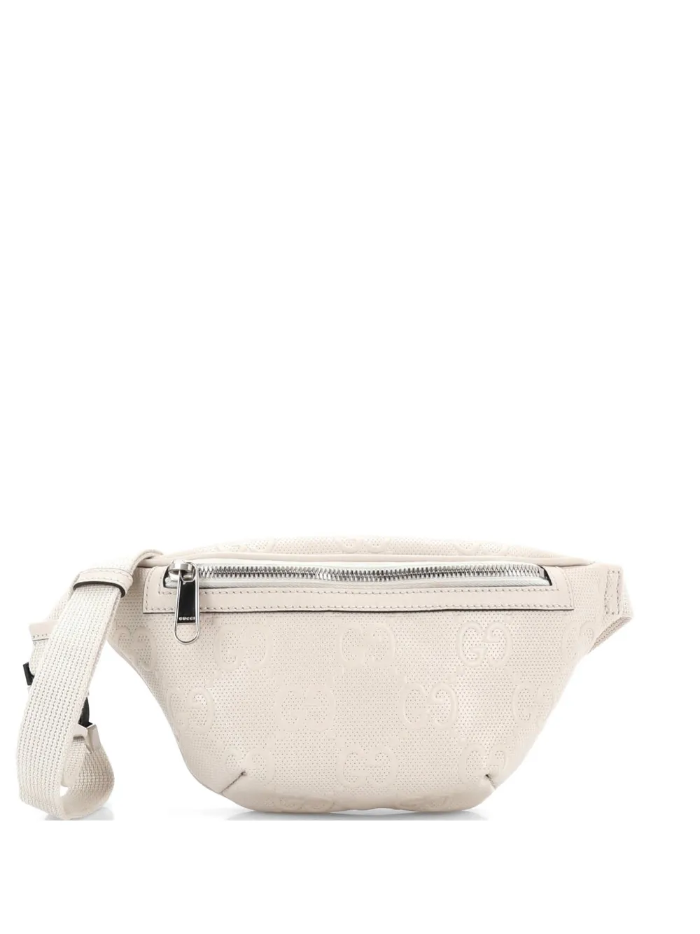 Gucci Pre-Owned GG Embossed Perforated Leather Small belt bag - Toni neutri
