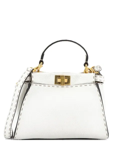 Fendi Pre-Owned Selleria Peekaboo Bag Leather Mini satchel