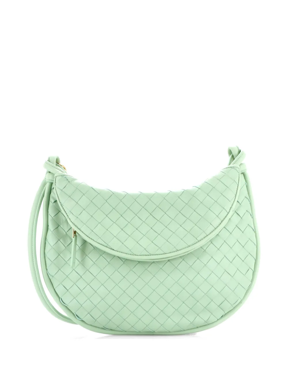 Bottega Veneta Pre-Owned Gemelli Intrecciato Leather Medium shoulder bag - Green