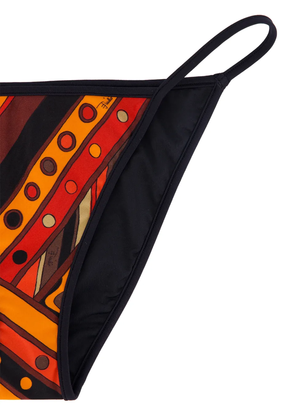 PUCCI Vivara bikinislip met print Zwart