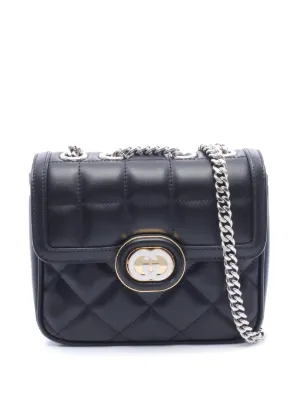 Gucci Pre-Owned GGマーモント トップハンドル チェーン フラップ