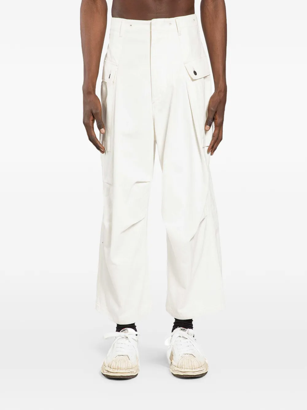 KAPITAL Cargo Jumbo Monkey - Bianco