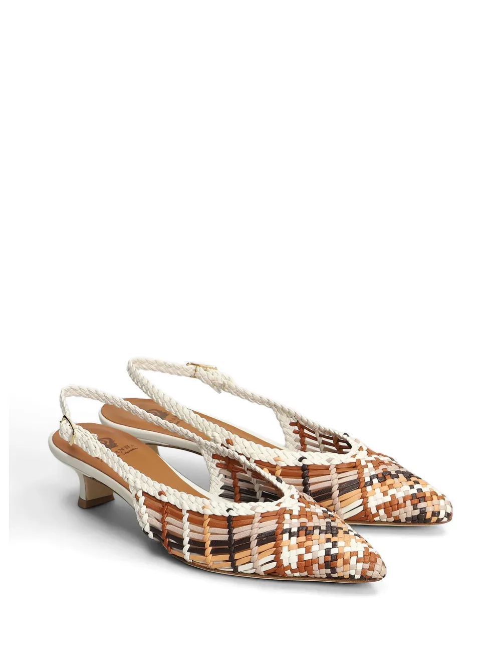 L Arianna Pumps met puntige neus Bruin